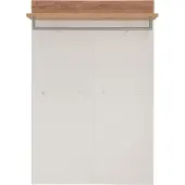 Germania Naulakkopaneeli Topix 96x29x147 cm valkoinen ja tammi