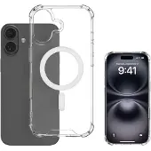 4smarts – iPhone 17 Hybrid Case Ibiza, MagSafe compatible, transparent (541564)
