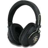 GUESS 4G Big Metal Logo ENC langattomat kuulokkeet - musta