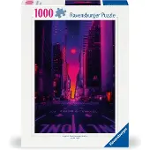 Ravensburger New York in Neon -palapeli, 1000 palaa