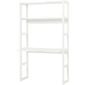 Hoppekids STOREY kokonaisuus, hyllyt 2kpl, pöytälevy, 100 cm - valkoinen White