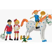 Peppi Pitkätossu Figuurisetti 5-pack