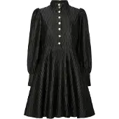 Y.A.S Yasripple Ls Dress S. Noos - Black - 38