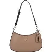 GUESS Noelle Ii Top Zip Shoulder Bag - Beige - ONE SIZE