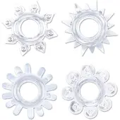 Chisa Novelties Cock Ring Set Clear