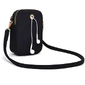 INF Crossbody mobiililaukku Musta