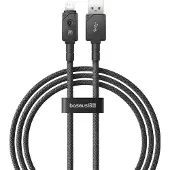 Baseus Unbreakable USB A to iP cable 1 m 5V-2.4A Black