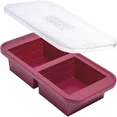 Souper Cubes - 2-Cup Pakastusmuotti silikoni 2×500 ml Karpalo