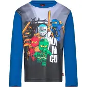 Lego Wear Lwtaffy 707 - T-Shirt L/S - Blue - 152