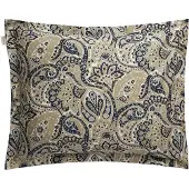 Gant Home Archive Paisley Print Pillowcase - Khaki green - 50X60