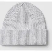 Selected Slhmason Merino Wool Beanie Noos - Grey - ONE SIZE