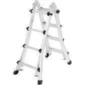 Home>it Telescopic/Wiener ladder 404cm 150kg load - Aluminium