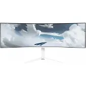 AROZZI Nova 49” Curved, 124,5 cm (49"), 5120 x 1440 pikseliä, Dual QHD, LED, 4 ms, Valkoinen (AZ-NO-49TUW165-WT)