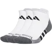 Adidas Urheilusukat 'Performance CLIMACOOL Cushioned Low 3 Pairs' tummanharmaa / musta / valkoinen