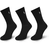 Ralph Lauren Cotton Blend-Sprt Crw 3Pk-Akl-3Pk - Black - ONE SIZE