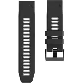 CaseOnline Twin kellon ranneke Garmin Quatix 8 (51mm) - Musta/harmaa
