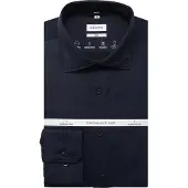 Seidensticker Performance Shirt Slim - Navy - 42