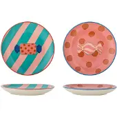 Bloomingville Caramella lautanen Ø16 cm 2 osaa Vaaleanpunainen