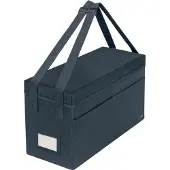 Leitz kankainen säilytyslaukku kannella, Säilytyspussi, Harmaa, Suorakulmainen, Kangas, Yksivärinen, Unisex