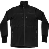 Devold Men's Egga Grid Merino Jacket Caviar Pitkähihaiset urheilupaidat XL