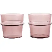 Ferm Living , Boya Matala juomalasi 2 kpl - Mauve