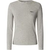 Pepe Jeans for woman. PL5000025 T-shirt Betina grey (M), Casual, Cotton, Long sleeve
