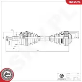 ESEN SKV Vetoakseli 40SKV101