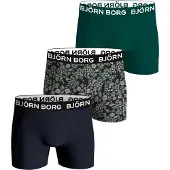 Björn Borg Bamboo Cotton Blend Boxer 3P, Miesten alushousut