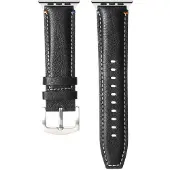 CaseOnline Nahkainen kellon ranneke Watch S10 (46mm) - Onyx black