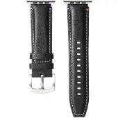 CaseOnline Nahkainen kellon ranneke Watch 9 (45mm) - Onyx black