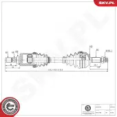 ESEN SKV Vetoakseli 40SKV140