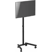 MaxMount Kompakti TV-teline pyörillä 13”-50” - Musta