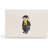 Ralph Lauren Bear Lompakko Nahka 7.5 cm Beige