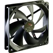 Inter-Tech F-120-S, Tuuletin, 12 cm, 1200 RPM, Musta (88885060)
