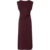 Y.A.S Yaspina Sl Long Dress Noos - Burgundy - S