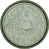 Arabia Muumi -lautanen, 15,5 cm, havunvihreä