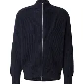 Selected Slhdry Ls Knit Relaxed Full Zip Collar - Black - XL