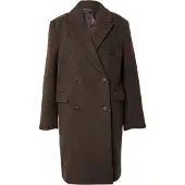 Weekday Oversized Knee-Length Wool-Blend Coat - Brown - M
