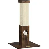Songmics Kissan raapimapuu 73 cm korkea lelulla, ruskea