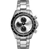 Fossil Analoginen kello 'AUTOCROSS' musta / hopea