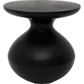 Urban Nature Culture Side Table Tummy - Black - Ø 38 CM