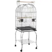 Trekker lintuhäkki 51x51x139 cm musta