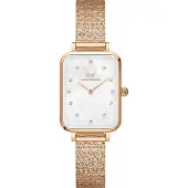 Daniel Wellington Quadro Pressed Piano Lumine Rose Gold MOP White DW00100578