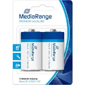 MediaRange MRBAT109, Kertakäyttöinen akku, D, Alkali, 1,5 V, 2 kpl, 11900 mAh