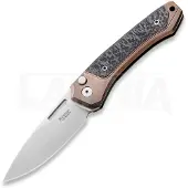 Lionsteel Twain TW-BR-CF Bronze Titanium, Carbon Fiber, pocket knife, Gianni Pauletta design
