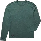 Saucony Peregrine Merino Long Sleeve M Pine Heather - S