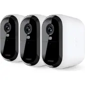 Arlo Essential XL 2K turvakamera (3 kpl, valkoinen)