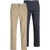 Jack & Jones Jpstkane Dave Chino 2Pk Mp Noos - Navy - 29 x 32