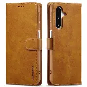 SKALO Samsung A17 LC.IMEEKE Premium PU-nahka Lompakkokotelo - Vaaleanruskea