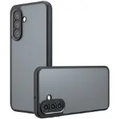 SKALO Samsung A17 Matta TPU Suojakuori - Musta